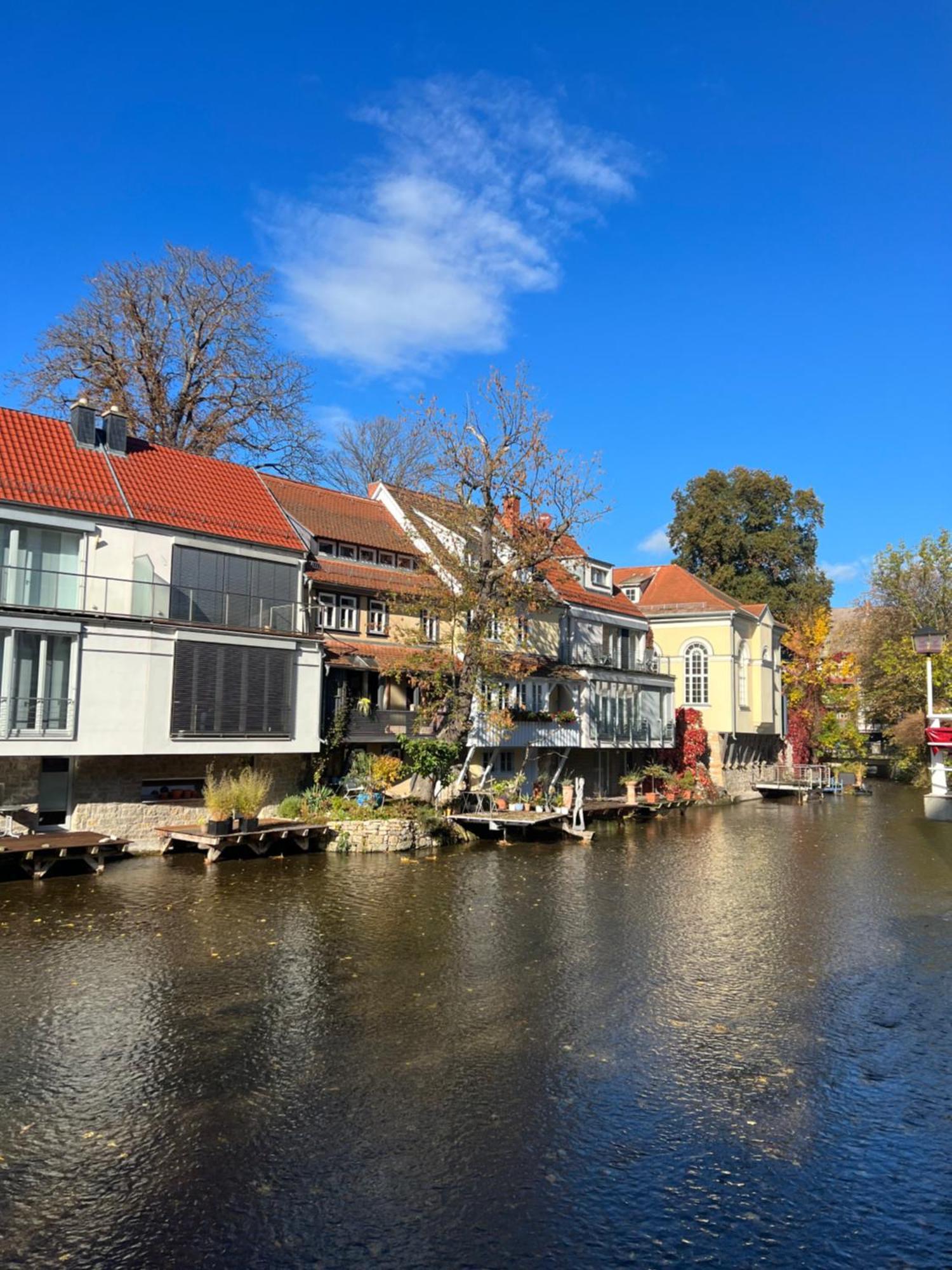 Ferienwohnung Schildblick Modernes Apartment Direkt In Der Altstadt Von Erfurt Nahe Der Kraemerbruecke - Beste Innenstadtlage Eksteriør bilde